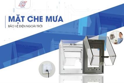 Mặt che mưa ổ cắm ngoài trời là gì? Giải pháp bảo vệ an toàn cho hệ thống điện
