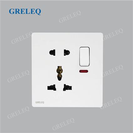 Bộ ổ cắm đôi đa năng có đèn Led