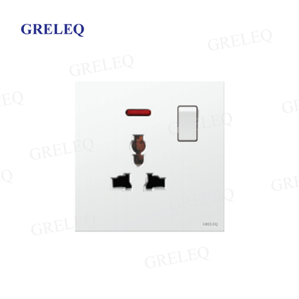 Bộ ổ cắm đơn đa năng có đèn Led