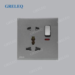 Bộ ổ cắm đôi đa năng có đèn Led