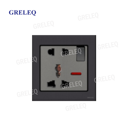 Bộ ổ cắm đôi đa năng có đèn Led