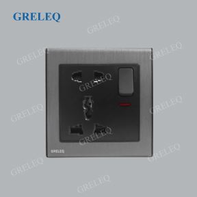 Bộ ổ cắm đôi đa năng có đèn Led