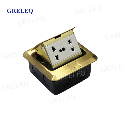 Ổ cắm âm sàn G-FS8911G (Màu vàng)